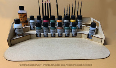 Painting Station - for 1oz Mission Models Premium Hobby Paints (Online Order Only) (Online Order Only)