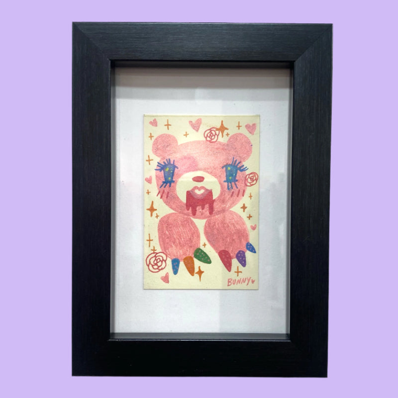 BunnyBaum - Kawaii Gloomy - Original Artwork -Gloomy Bear Exhibition (ONLINE ORDER ONLY)