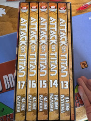 Attack on Titan Vol 13-17 Box Set (Online Order Only)