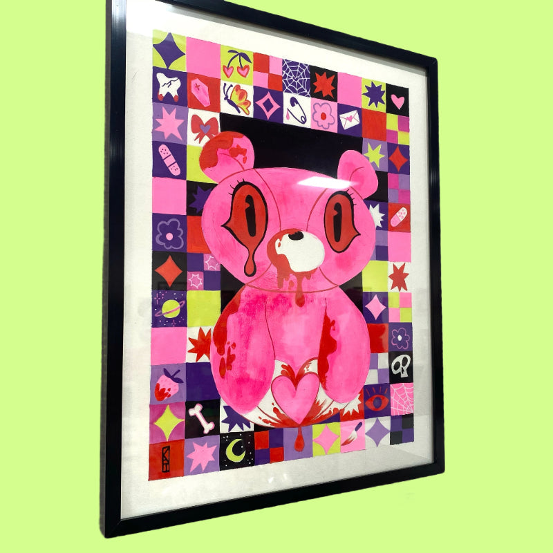 Kathryn Hudson - Gloomy Shock - Original Artwork -Gloomy Bear Exhibition (ONLINE ORDER ONLY)