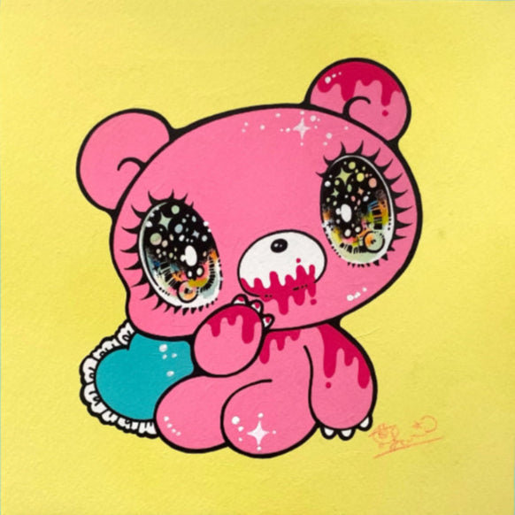 Yurie Sekiya - Gloomy ♡ Sparkle 1 - Art Print -Gloomy Bear Exhibition (ONLINE ORDER ONLY)