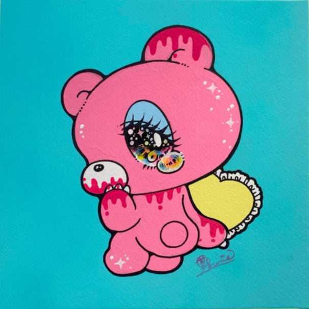 Yurie Sekiya - Gloomy ♡ Sparkle 2 - Art Print -Gloomy Bear Exhibition (ONLINE ORDER ONLY)