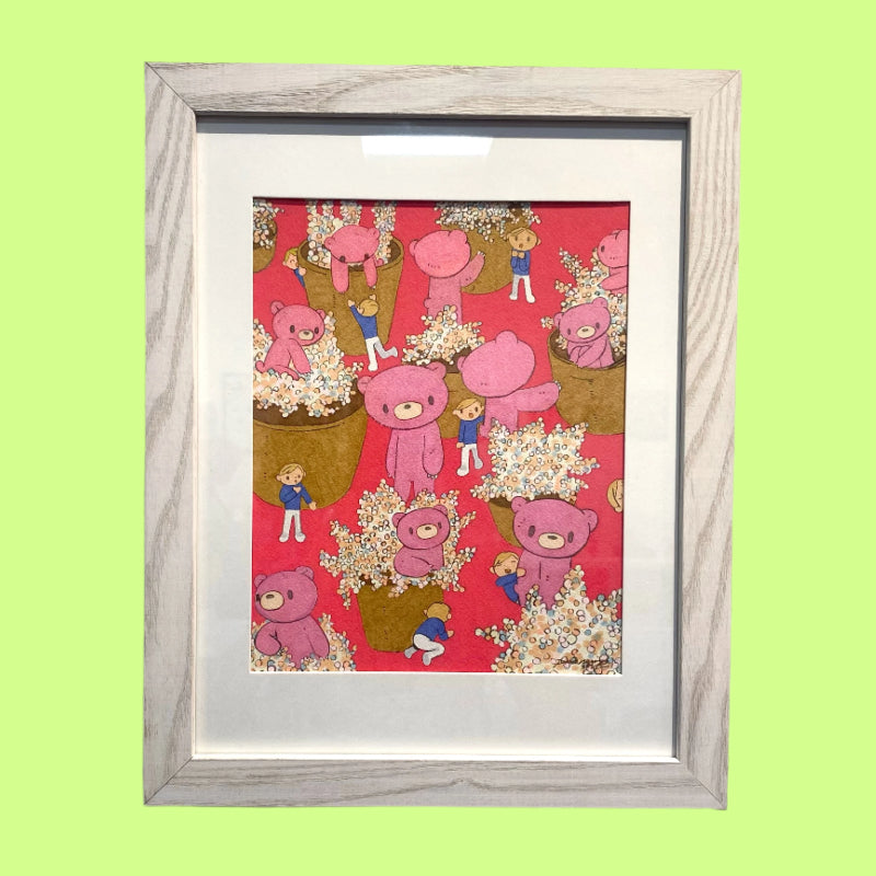 Natalia Parakid - Meetup - Original Artwork - Gloomy Bear Exhibition (ONLINE ORDER ONLY)