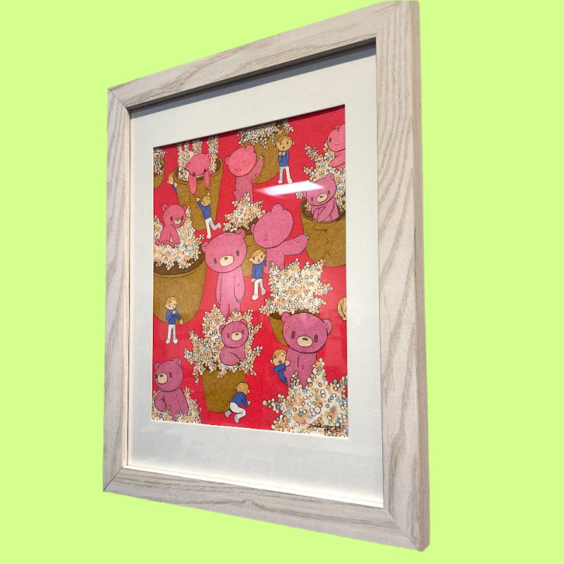 Natalia Parakid - Meetup - Original Artwork - Gloomy Bear Exhibition (ONLINE ORDER ONLY)