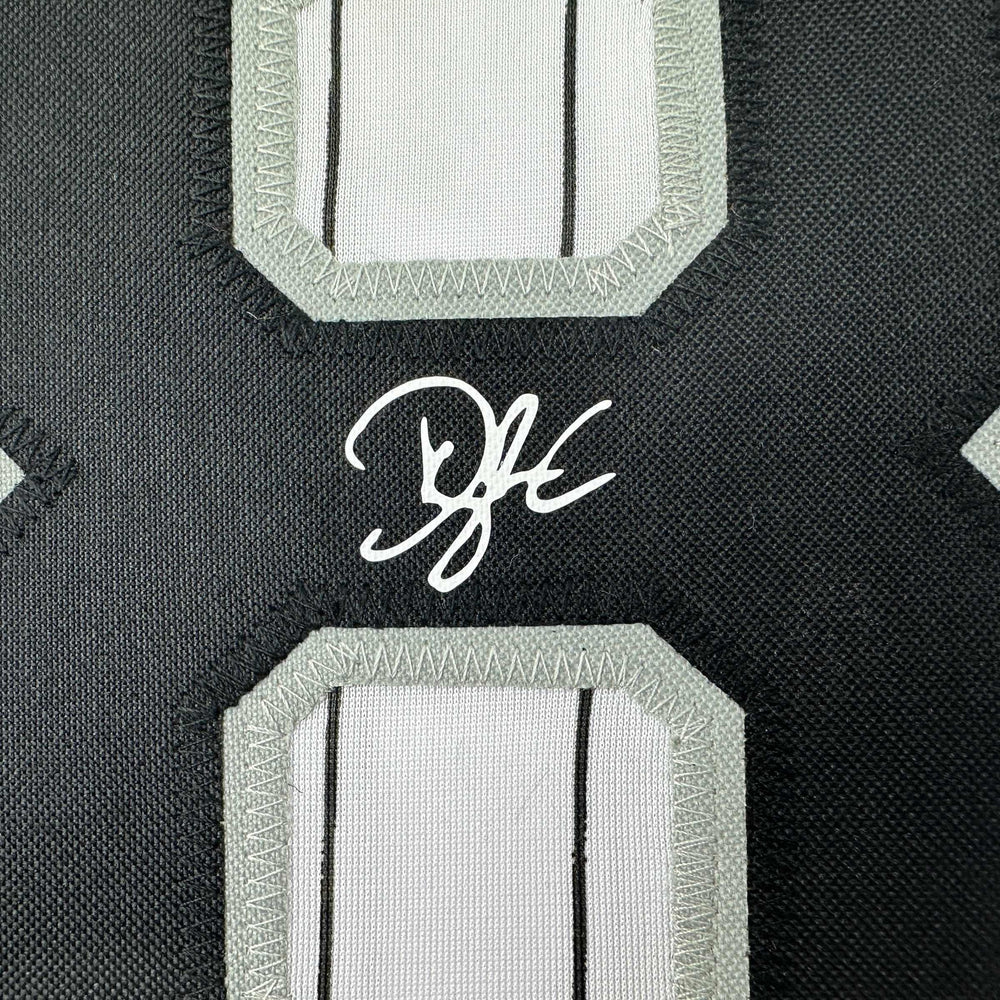 Facsimile Autographed Dylan Cease Chicago Pinstripe Reprint Laser Auto Baseball Jersey Size Men's XL (ONLINE ORDER ONLY)