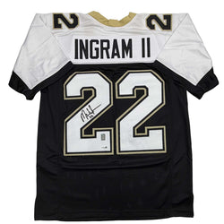 Autographed/Signed Mark Ingram II New Orleans Black Alternate Football Jersey JSA COA (ONLINE ORDER ONLY)