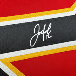 Facsimile Autographed Jarome Iginla Calgary Red Reprint Laser Auto Hockey Jersey Size Men's XL (ONLINE ORDER ONLY)