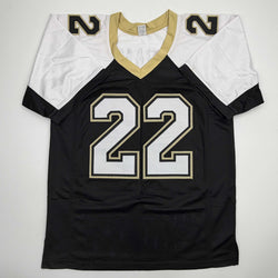 Autographed/Signed Mark Ingram II New Orleans Black Alternate Football Jersey JSA COA (ONLINE ORDER ONLY)