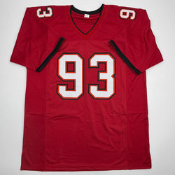 Autographed/Signed Ndamukong Suh Tampa Bay Red Football Jersey Beckett BAS COA (ONLINE ORDER ONLY)