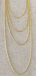 16" - 18KT Yellow Gold Filled Chain - Dainty Fine - 16" - 16 Inch Necklace - Lobster Claw Clasp (ONLINE ORDER ONLY)