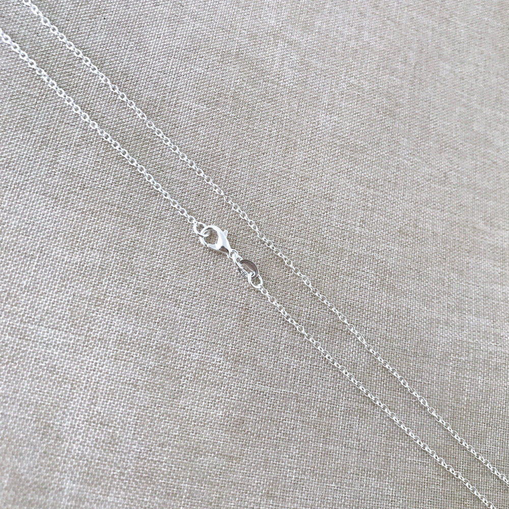 16" - 925 Sterling Silver Filled Necklace Chain - Dainty Fine - 16" - 16 Inch - Lobster Claw Clasp - .925 Stamped - Cable Chain (ONLINE ORDER ONLY)