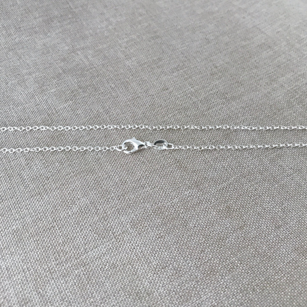 16" - 925 Sterling Silver Filled Necklace Chain - Dainty Fine - 16" - 16 Inch - Lobster Claw Clasp - .925 Stamped - Cable Chain (ONLINE ORDER ONLY)