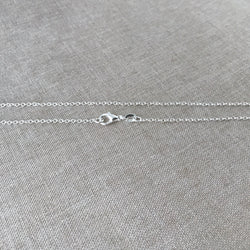 16" - 925 Sterling Silver Filled Necklace Chain - Dainty Fine - 16" - 16 Inch - Lobster Claw Clasp - .925 Stamped - Cable Chain (ONLINE ORDER ONLY)