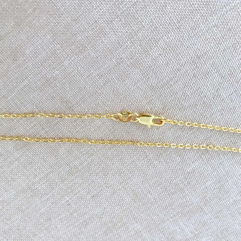 16" - 18KT Yellow Gold Filled Chain - Dainty Fine - 16" - 16 Inch Necklace - Lobster Claw Clasp (ONLINE ORDER ONLY)