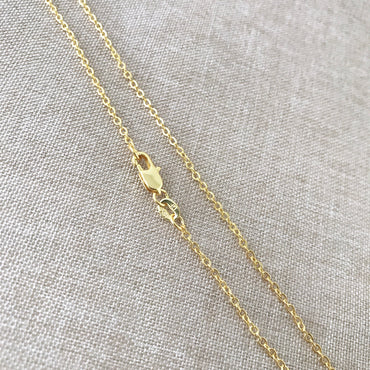 24" - 18KT Yellow Gold Filled Chain - Dainty Fine - 24" - 24 Inch Necklace - Lobster Claw Clasp - 18 Karat KT YGF - Cable Chain (ONLINE ORDER ONLY)