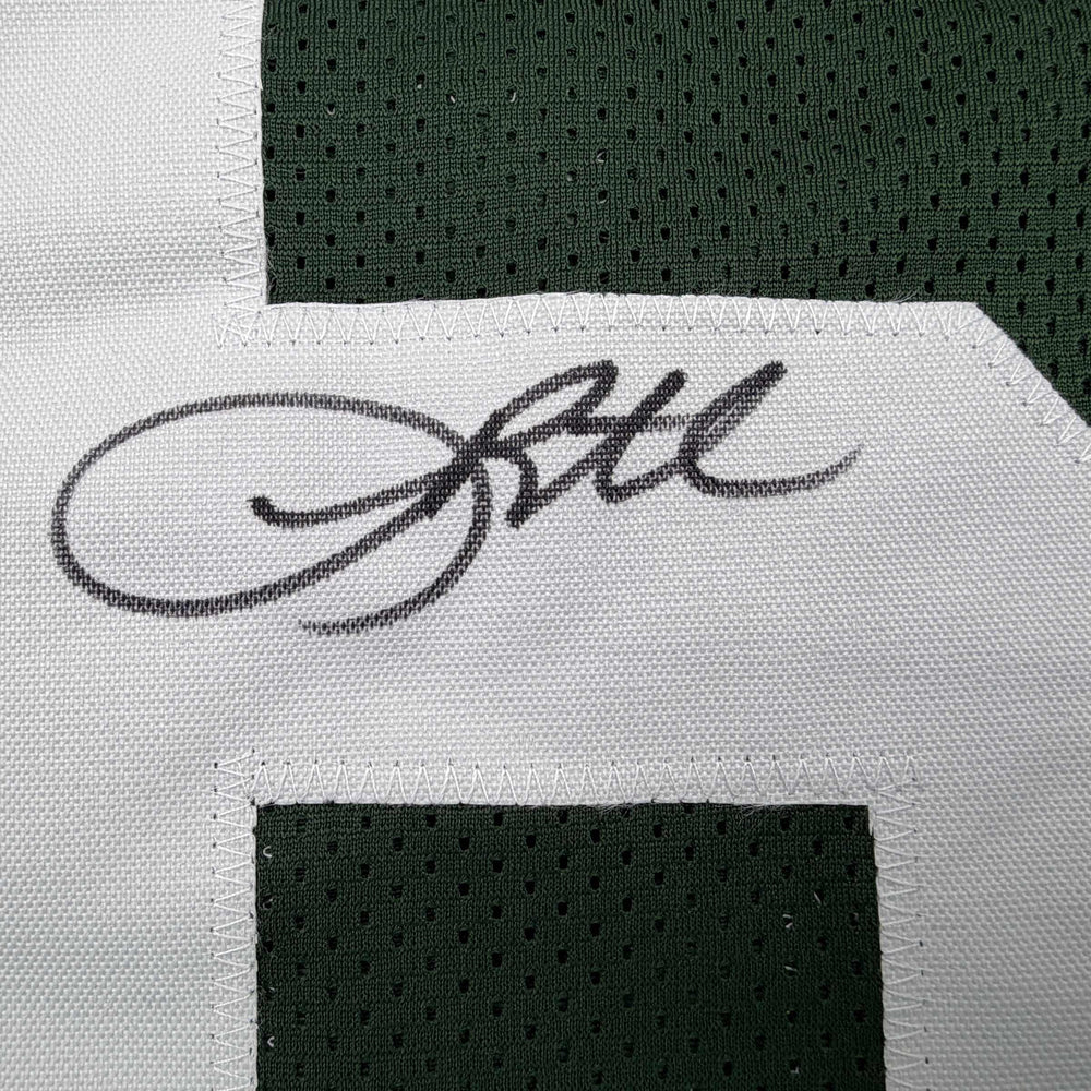 Autographed/Signed Leroy Butler Green Bay Green Football Jersey Beckett BAS COA (ONLINE ORDER ONLY)