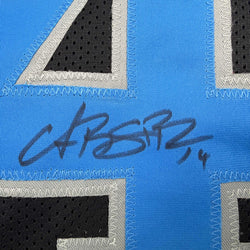 Autographed/Signed Amon-Ra St. Brown Detroit Black Football Jersey Beckett BAS COA (ONLINE ORDER ONLY)