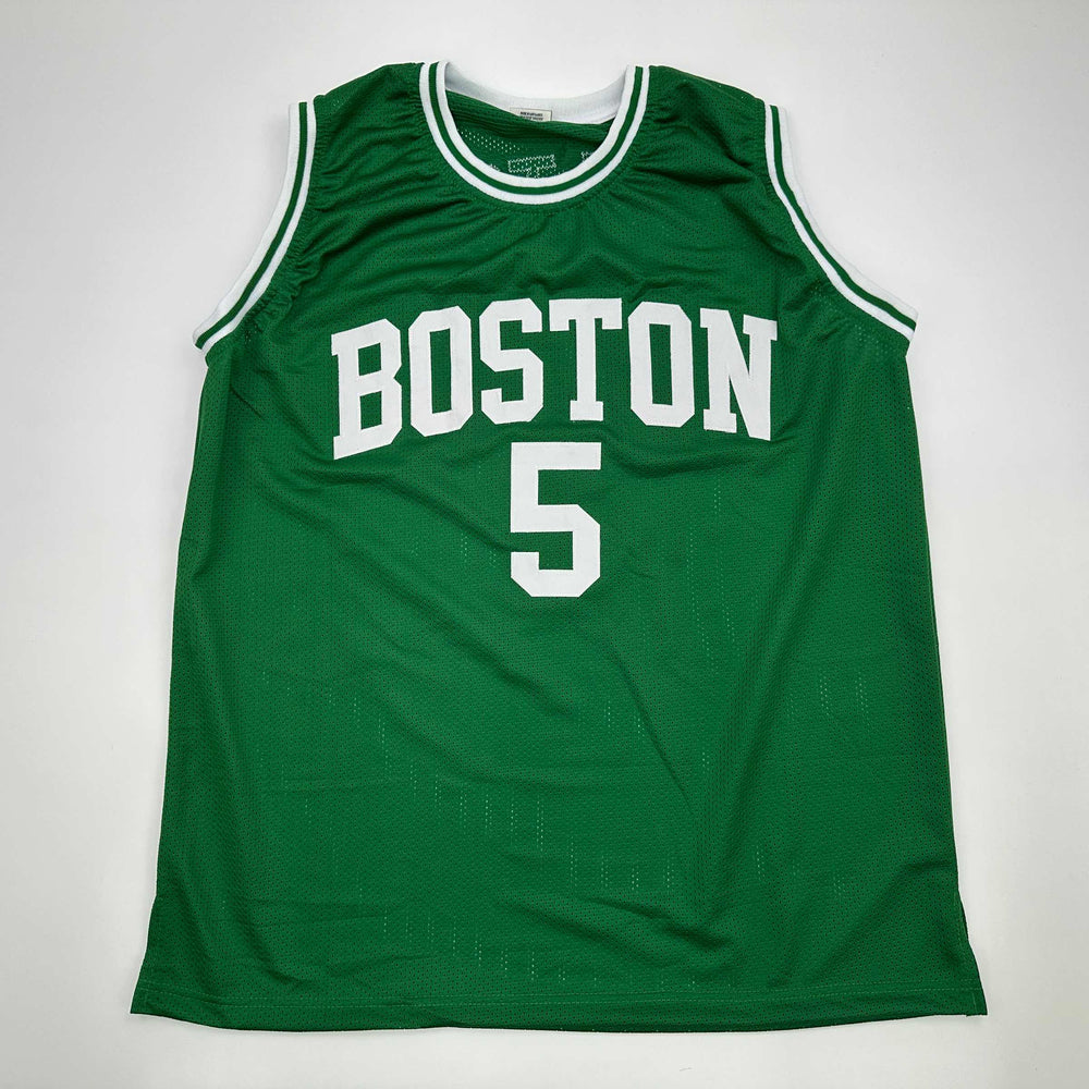 Facsimile Autographed Bill Walton Boston Green Reprint Laser Auto Basketball Jersey Size Men's XL (ONLINE ORDER ONLY)