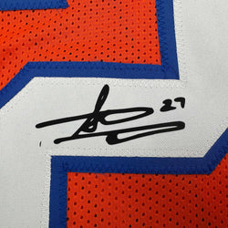 Framed Facsimile Autographed Steve Atwater 35x39 Denver Orange Reprint Laser Auto Football Jersey (ONLINE ORDER ONLY)
