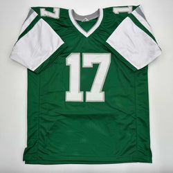 Facsimile Autographed Harold Carmichael Philadelphia Kelly Green Reprint Laser Auto Football Jersey Size Men's XL (ONLINE ORDER ONLY)