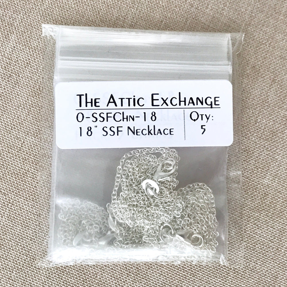 16" - 925 Sterling Silver Filled Necklace Chain - Dainty Fine - 16" - 16 Inch - Lobster Claw Clasp - .925 Stamped - Cable Chain (ONLINE ORDER ONLY)
