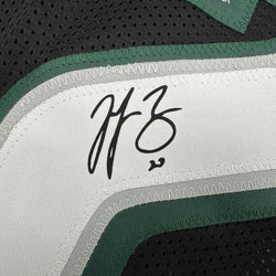 Framed Facsimile Autographed Malcolm Jenkins 35x39 Philadelphia Black Reprint Laser Auto Football Jersey (ONLINE ORDER ONLY)