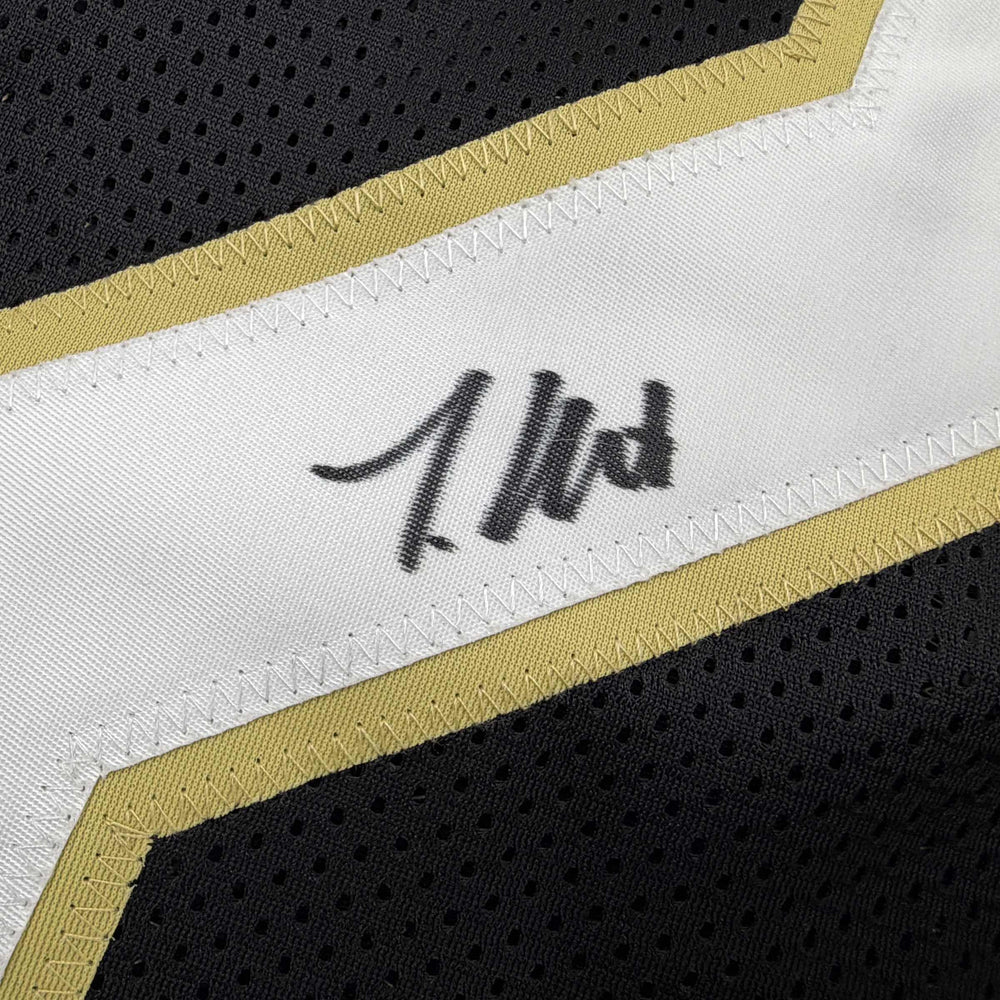 Autographed/Signed Travis Hunter Colorado Black College Football Jersey Beckett BAS COA (ONLINE ORDER ONLY)