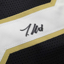 Autographed/Signed Travis Hunter Colorado Black College Football Jersey Beckett BAS COA (ONLINE ORDER ONLY)