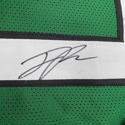 Autographed/Signed Jaelan Phillips Philadelphia Kelly Green Football Jersey PSA/DNA COA (ONLINE ORDER ONLY)