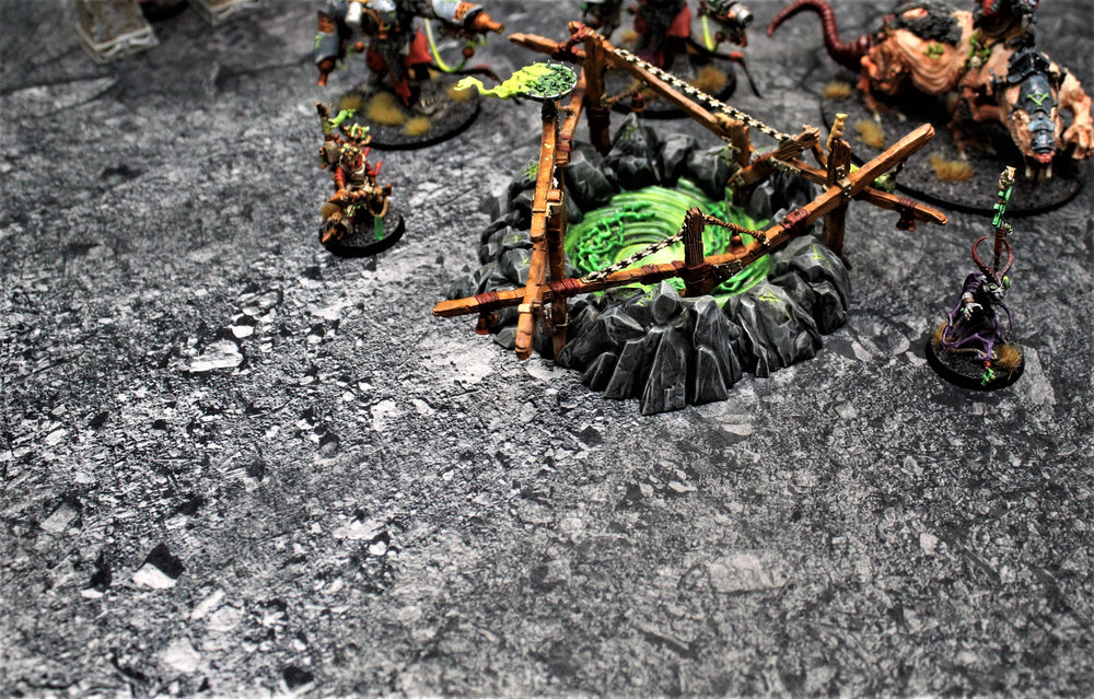 Ashen Wastelands | Neoprene Battle Mat with Bag | Baron of Dice