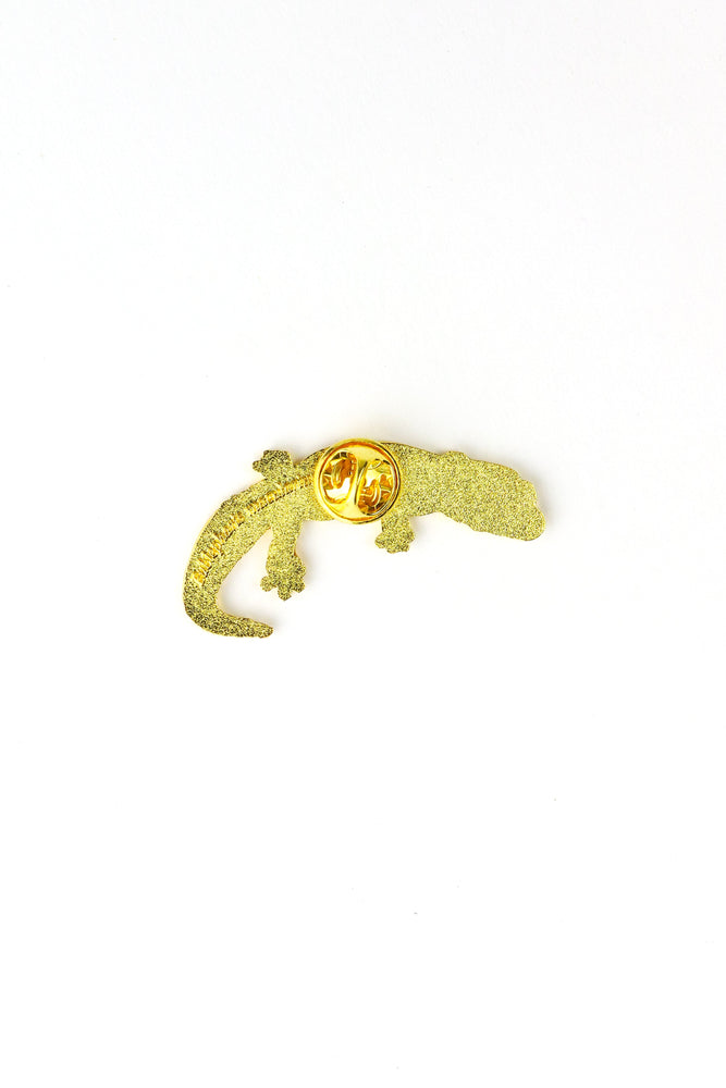 Leopard Gecko Enamel Pin (Eublepharis macularius) (ONLINE ORDER ONLY)