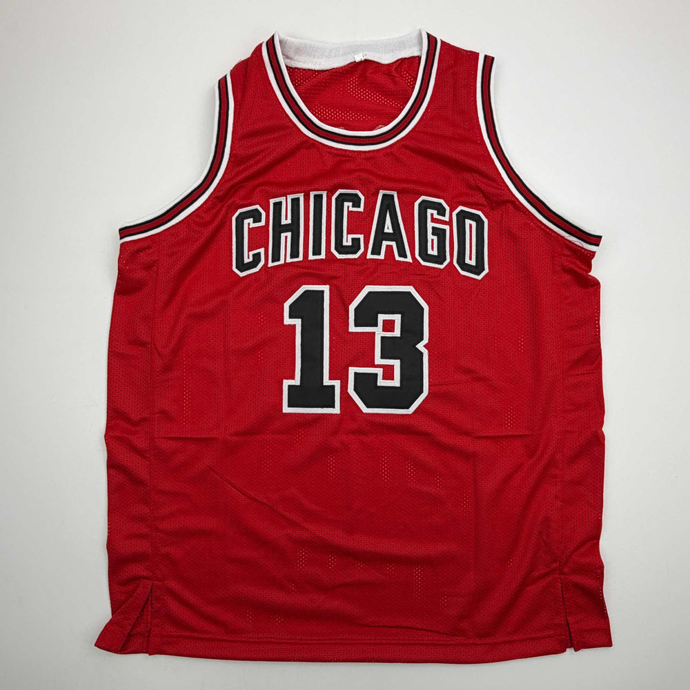 Autographed/Signed Joakim Noah Chicago Red Basketball Jersey Beckett BAS COA