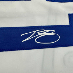 Facsimile Autographed Tyler Glasnow Los Angeles LA White Reprint Laser Auto Baseball Jersey Size Men's XL (ONLINE ORDER ONLY)