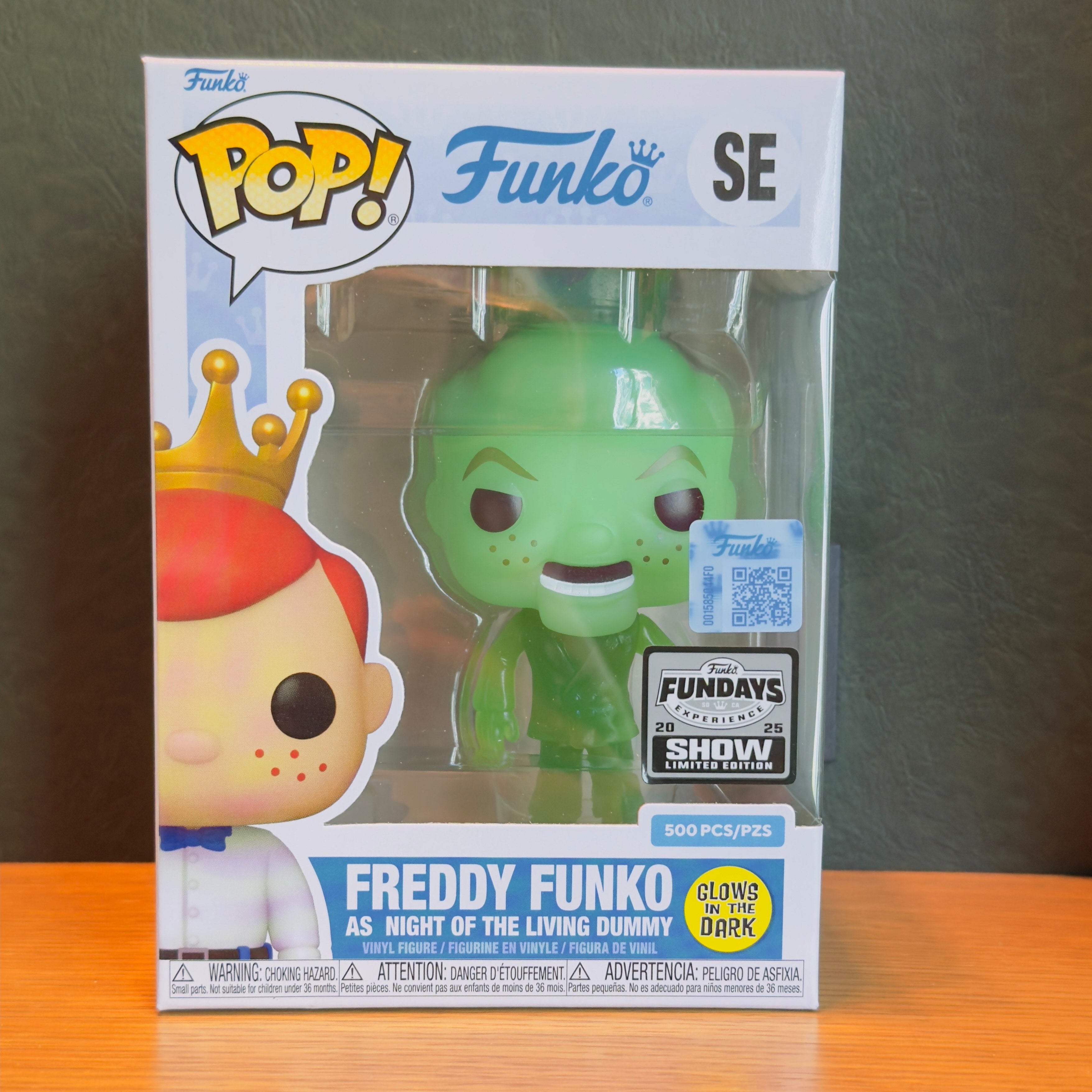 Funko Fundays Experience 2025: Pop! Originals R.L. STINE Freddy Funko as Night of the Living Dummy (Glow in the Dark) LE500 (Online Order Only)