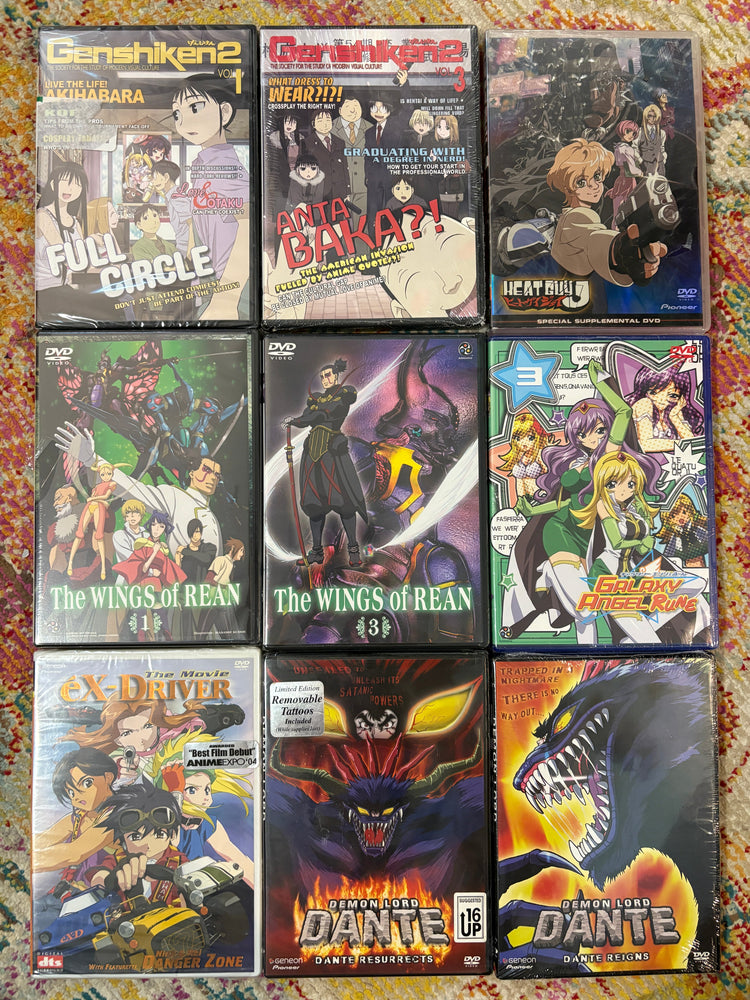 Sealed Anime DVDs (Online Order Only)