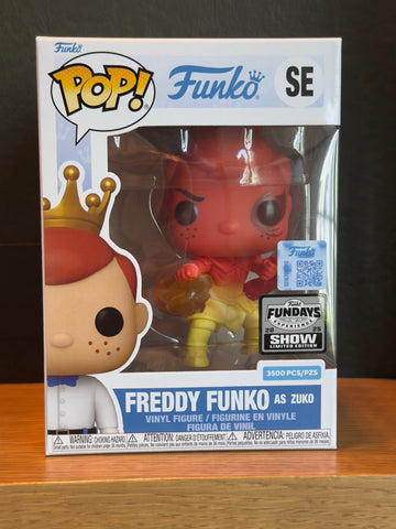 Funko Fundays Experience 2025: Pop! Originals Nickelodeon's Avatar the Last Airbender Freddy Funko as Zuko () LE3500 (Online Order Only)