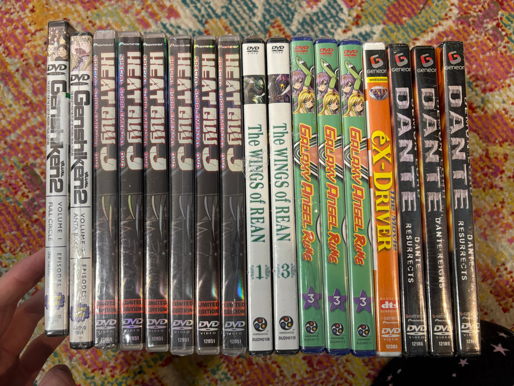 Sealed Anime DVDs (Online Order Only)