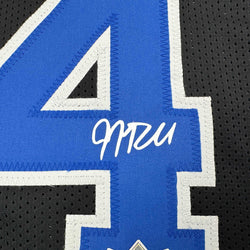 Framed Facsimile Autographed JJ J.J. Redick 35x39 Duke Black Reprint Laser Auto College Basketball Jersey (ONLINE ORDER ONLY)