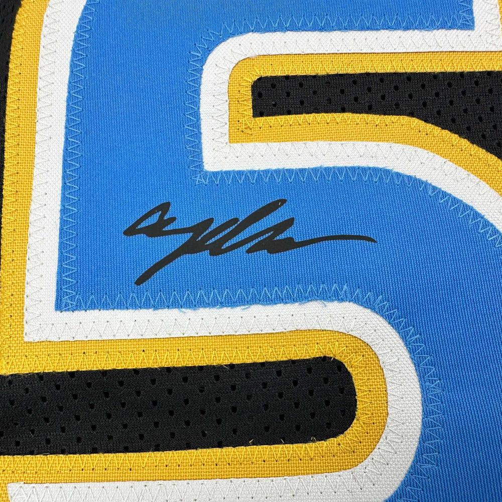 Facsimile Autographed Angel Reese Chicago Black Reprint Laser Auto College Basketball Jersey Size Men's XL (ONLINE ORDER ONLY)