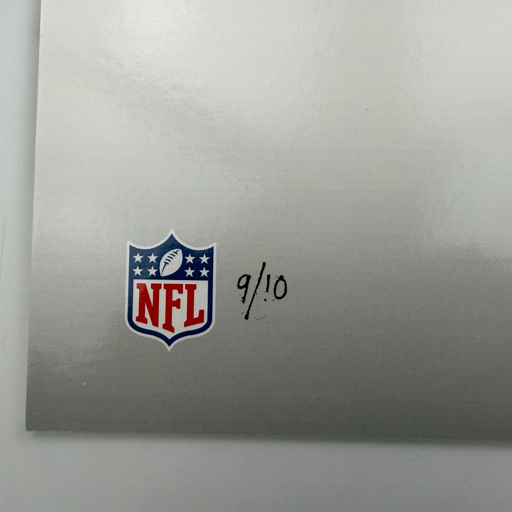 2025 Panini Instant Impressions NFL TreVeyon Henderson #II-13 18x24 Hand Print Autographed Auto /10 New England Patriots Rookie RC Oversized Football Card (ONLINE ORDER ONLY)