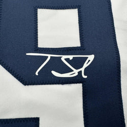 Framed Facsimile Autographed Tarik Skubal 35x39 Detroit White Reprint Laser Auto Baseball Jersey (ONLINE ORDER ONLY)