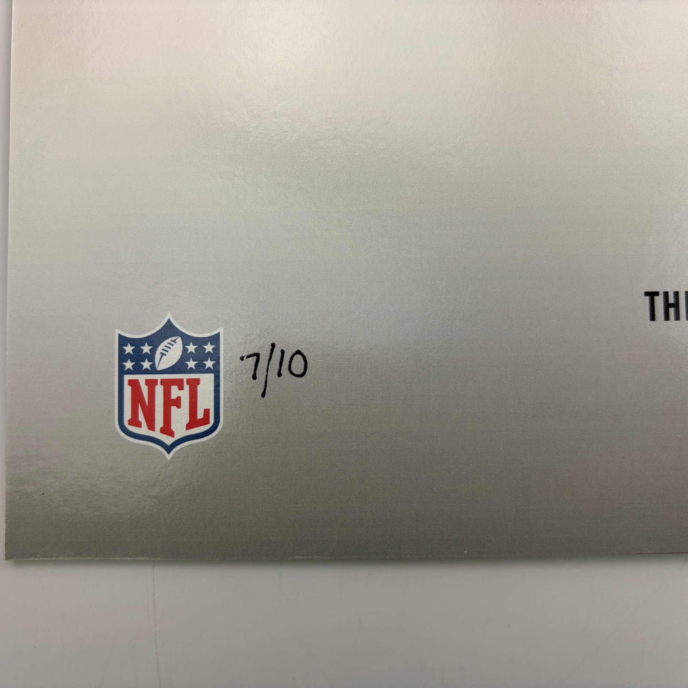 2025 Panini Instant Impressions Tetairoa McMillan #II-13 18x24 Hand Print Autographed Auto /10 Carolina Panthers Rookie RC Oversized Football Card (ONLINE ORDER ONLY)
