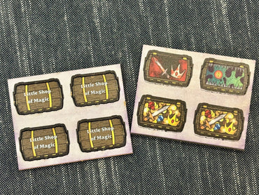Little Shop of Magic: Treasure Chest Token Mini Sheet (ONLINE ORDER ONLY)