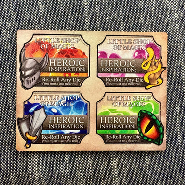 Little Shop of Magic: Heroic Inspiration Token Mini Sheet (ONLINE ORDER ONLY)