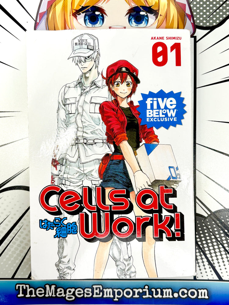Cells at Work Vol 1 Five Below Cover (Online Order Only)