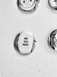 Handmade Button Badges From Recycled Manga (Online Order Only)