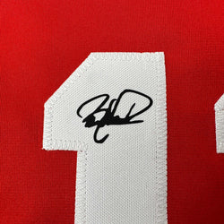 Facsimile Autographed Barry Larkin Cincinnati Red Reprint Laser Auto Baseball Jersey Size Men's XL (ONLINE ORDER ONLY)