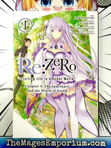 Re: Zero Starting Life In Another World Chapter 4 The Sanctuary and the Witch of Greed Vol 1 (Online Order Only)