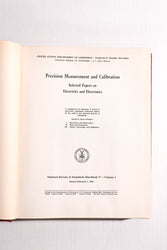 Precision Measurement and Calibration: Handbook 77, Volume 1