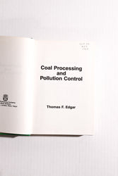 Coal Processing and Pollution Control